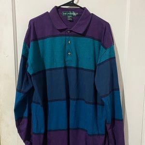 2XL Polo Long Sleeve Shirt